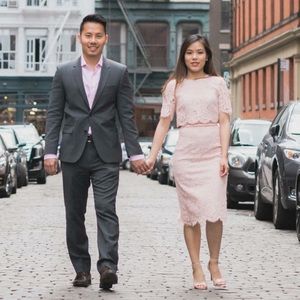 ASOS Lace Scallop Pop Over Dress 00P